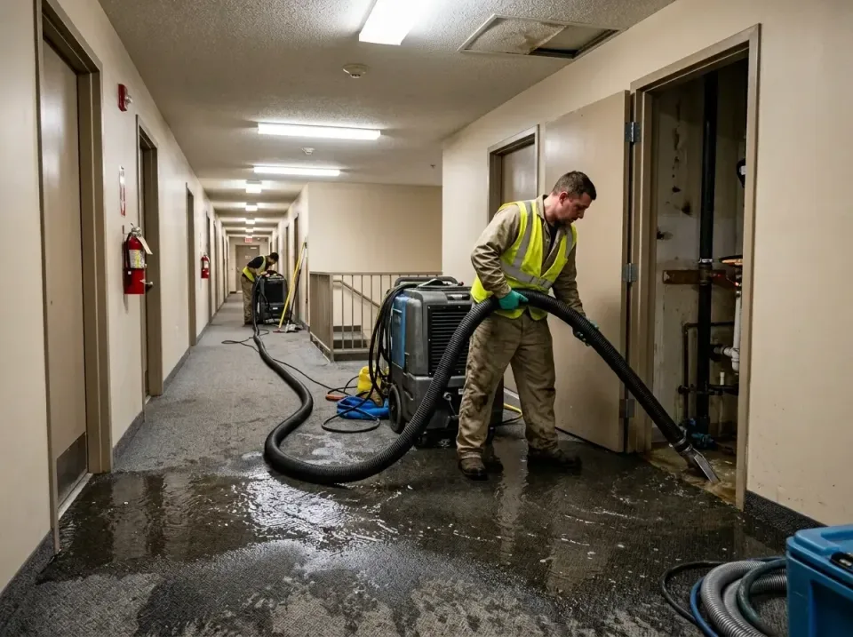 multi-unit-apartment-hallway-f-005 — frequently asked questions, Emergency Burst Pipe Water Extraction & Removal in Marionvi…